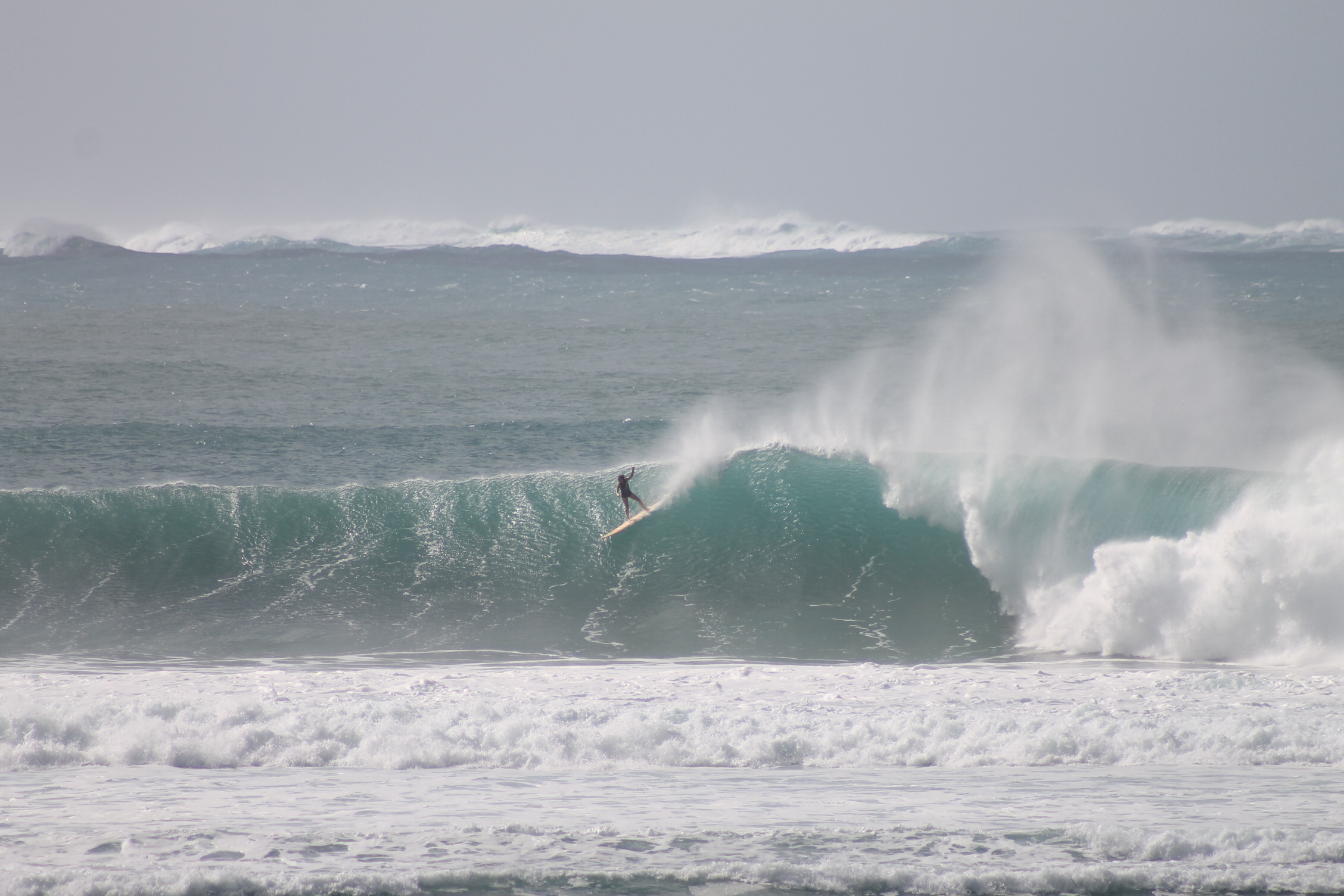 big wave surfer